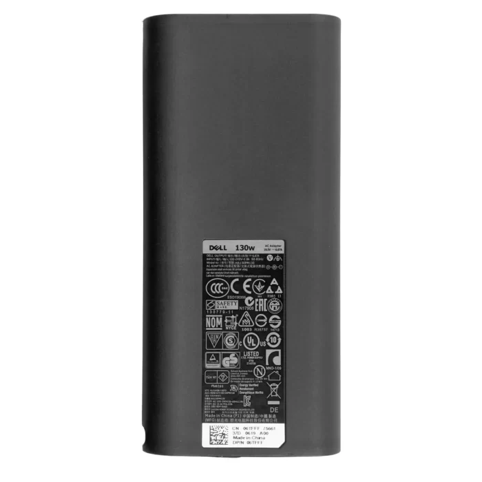 Dell 130W Slim AC Adapter (4.5mm barrel) TX73F 332-1829